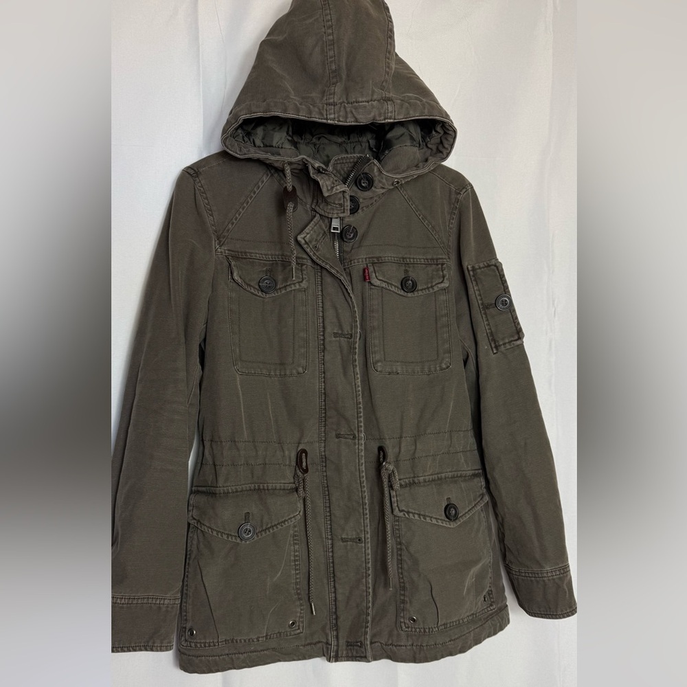Women's Olive Military Jacket